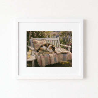 Impression d'art aquarelle Sauvegarder Ma Place
