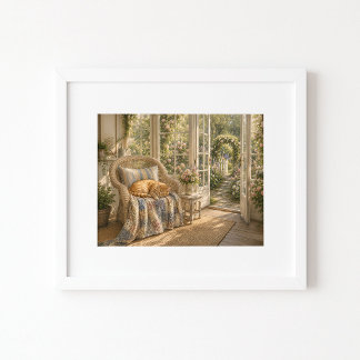 Impression d'art aquarelle Sunlit Slumber