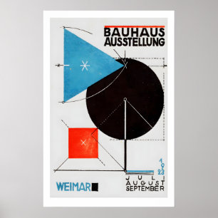 Impression d'art Bauhaus Weimar 1923 Géométrique V