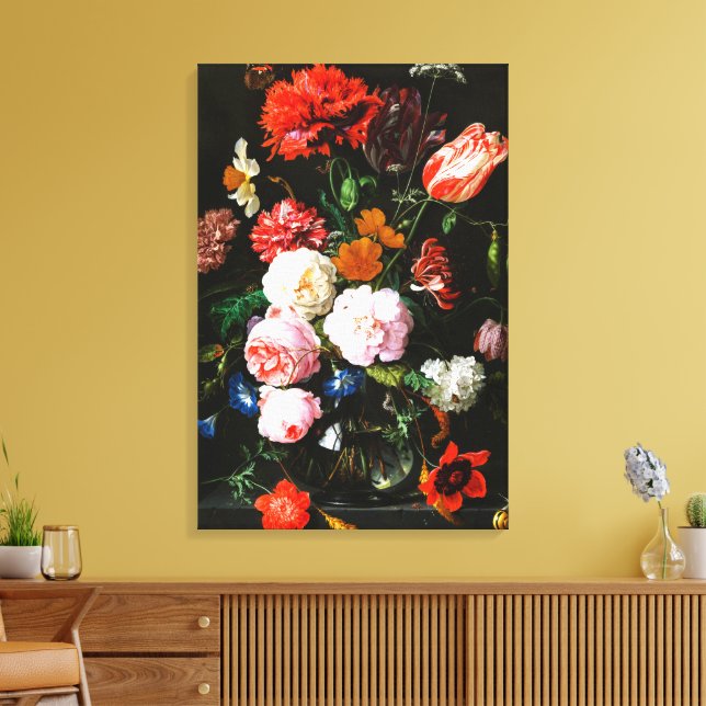 Impression d'art botanique floral sombre et lunati (Insitu(Salon))