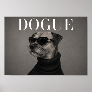Impression d'art de Border Terrier chic mode