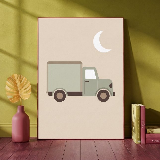 Impression d'art de camion de livraison Lune Neutr (Créateur téléchargé)