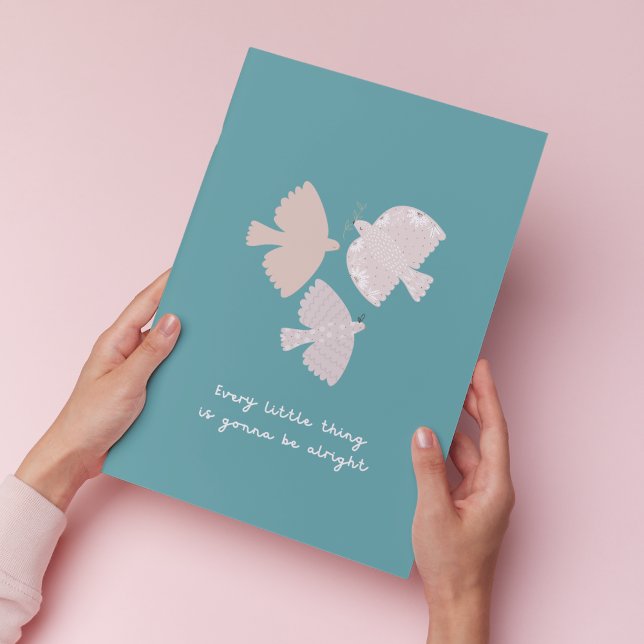 Impression d'art de chambre à coucher sarcelle Tro (Créateur téléchargé)