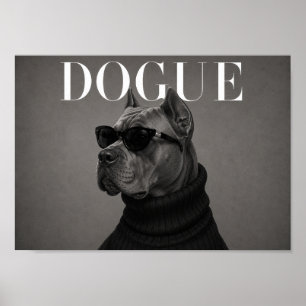 Impression d'art de chien de mode chic Cane Corso
