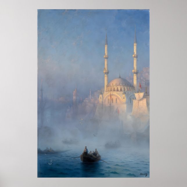 Impression d'art de Constantinople par Aivazovsky  (Devant)