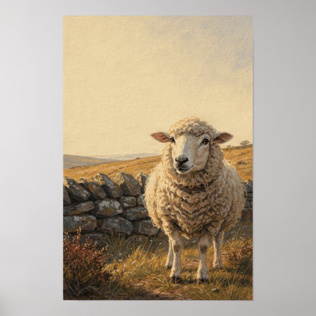 Impression d'art de faune de ferme fantaisiste de  (Devant)