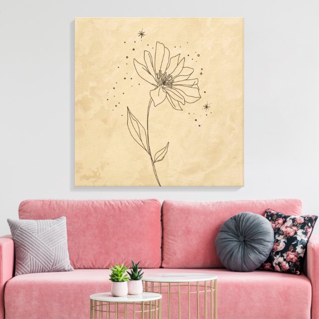Impression d'art de fleur élégante en fleurs | Min (Insitu(Salon))