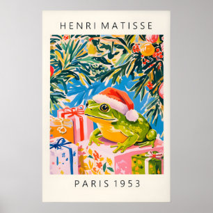 Impression d'art de grenouille au chapeau de Père 