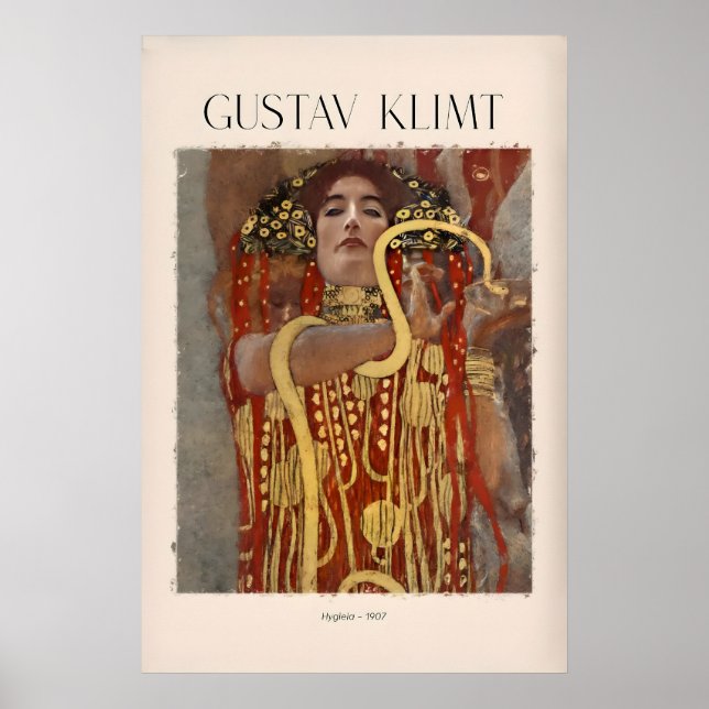 Impression d'art de Gustav Klimt - Hygieia907 - Ph (Devant)