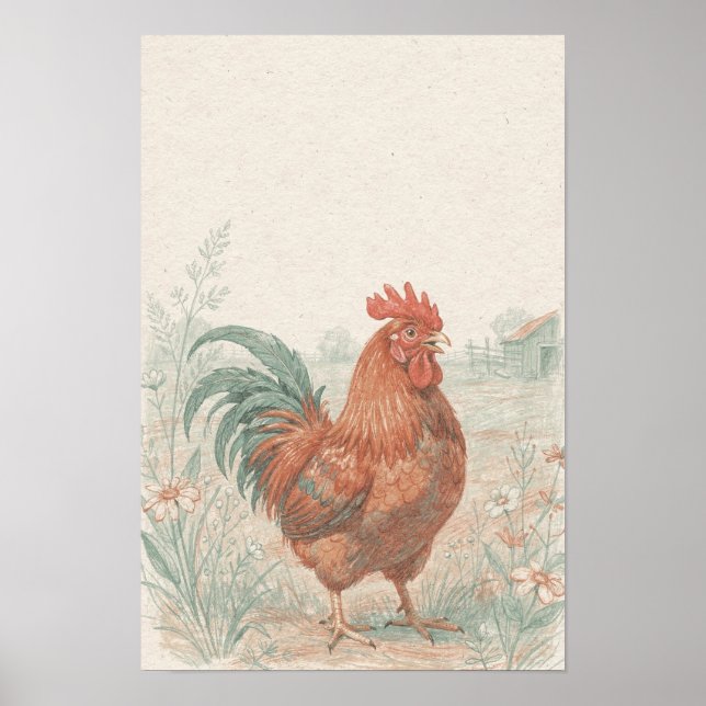 Impression d'art de la faune fantaisiste de la fer (Devant)