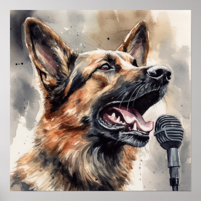Impression d'art de la German Shepherd Music Facto (Devant)