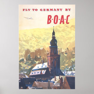 Impression d'art de l'Allemagne Décor allemand Aff