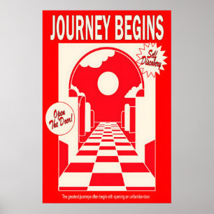 Impression d'art de l'arche rouge Le voyage commen