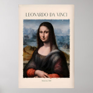 Impression d'art de Léonard de Vinci - Mona Lisa50