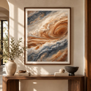 Impression d'art de l'opéra des nuages de Jupiter