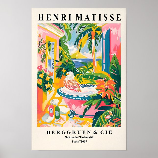 Impression d'art de Matisse, Affiche de l'aigle da (Devant)