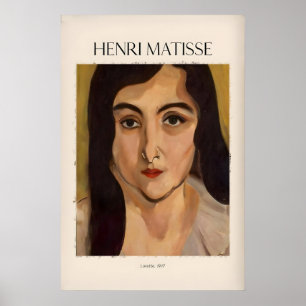 Impression d'art de Matisse - Affiche de portrait 