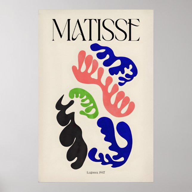 Impression d'art de Matisse Lagune947 Abstrait Org (Devant)