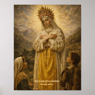 Impression d'art de Notre-Dame de La Salette
