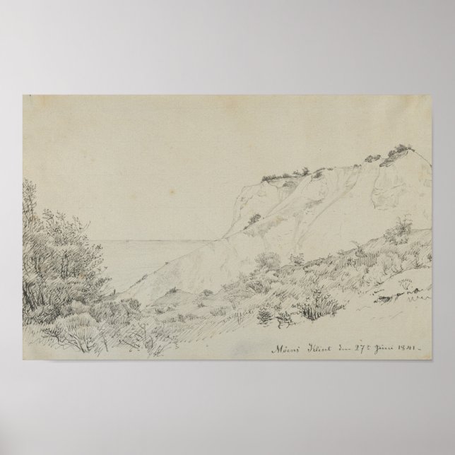 Impression d'art de paysage ton neutre Dessin (Devant)