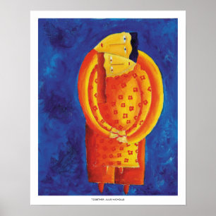 Impression d'art de peinture acrylique contemporai