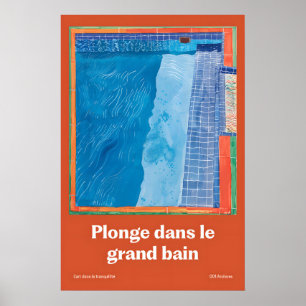 Impression d'art de piscine Mur Moderne Riviera fr