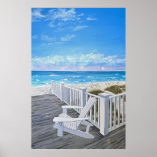 Impression d'art de plage Waiting - Just Dahl