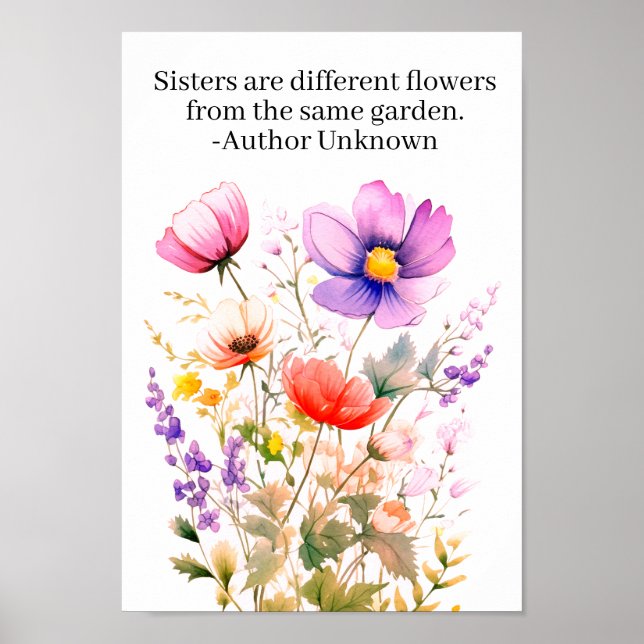 impression d'art de poster de soeurs (Devant)