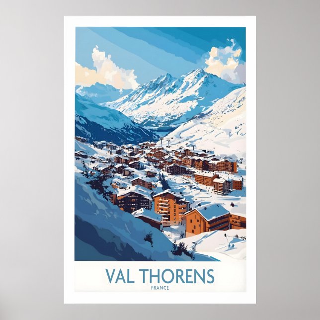 Impression d'art de ski à Val Thorens 1 (Devant)