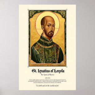 Impression d'art de St. Ignace de Loyola Fondateur