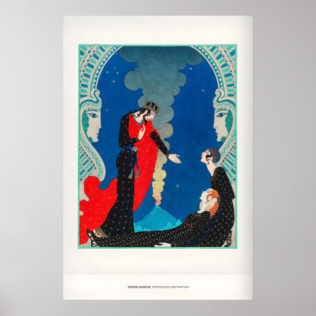 Impression d'art d'exposition George Barbier Empéd (Devant)