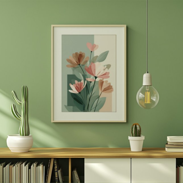 Impression d'art en ligne floral Boho | Min botani (Créateur téléchargé)