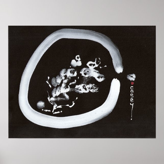 Impression d'art Enso Neige (Devant)