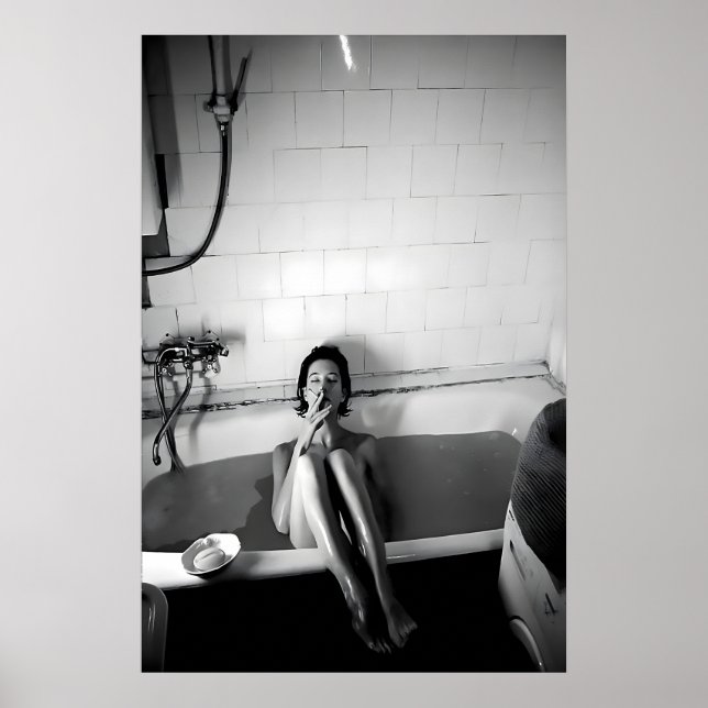 Impression d'art féministe, Photo vintage de femme (Devant)