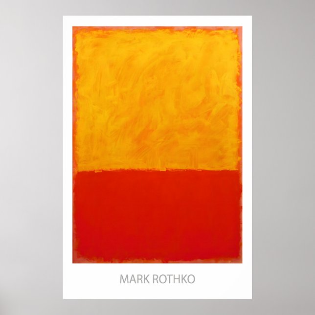 Impression d'art fine de Mark Rothko Expressionnis (Devant)