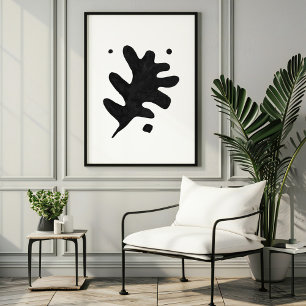 Impression d'Art Fondu Moderne, Gouache Noir