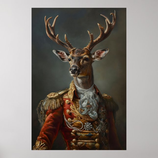 Impression d'art général de cerf victorien Maison  (Devant)
