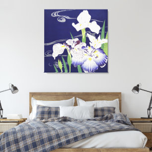 Impression d'art Iris Japonais Vintage Kogyo Tsuki