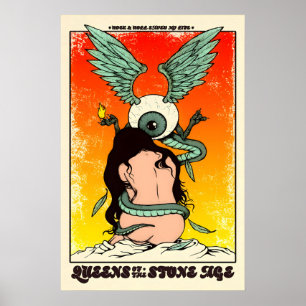 Impression d'art mat de l'affiche de concert repro