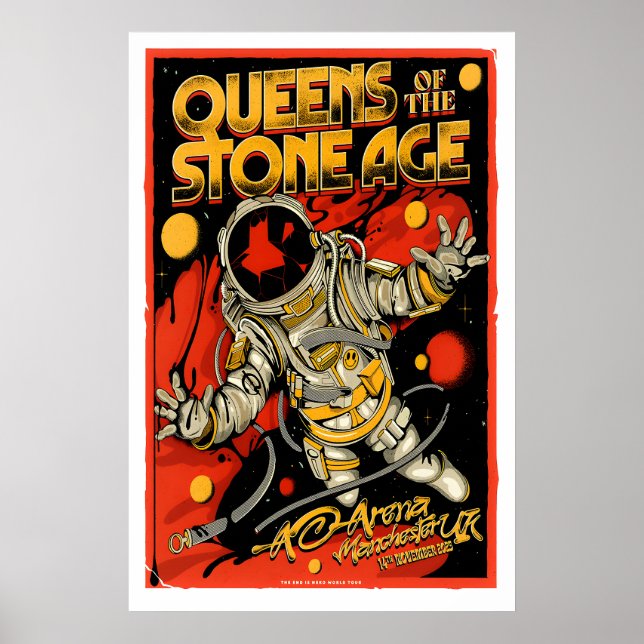 Impression d'art mat de l'affiche de concert repro (Devant)