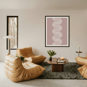 Impression d'art moderne minimaliste aux lignes on
