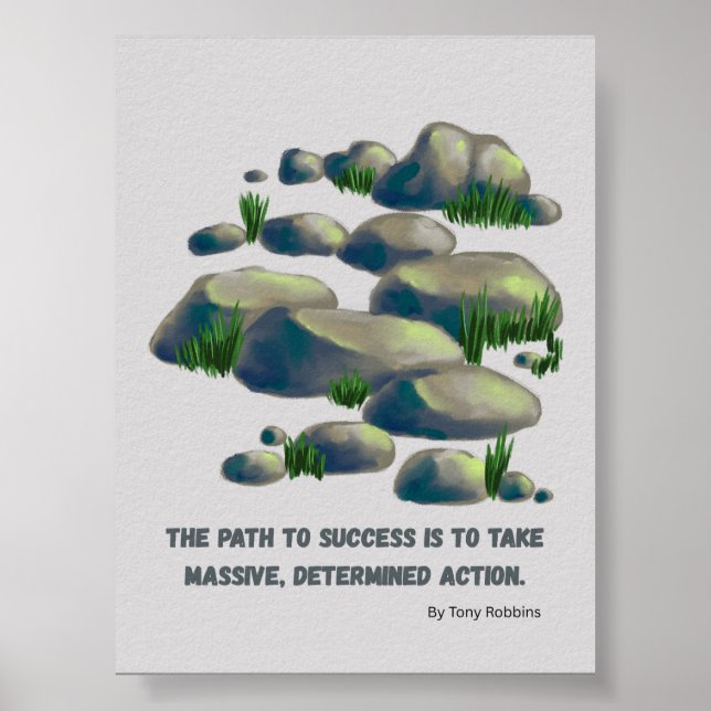 Impression d'art motivationnelle pour une action d (Devant)