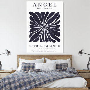 Impression d'art mural abstrait floral Matisse ble