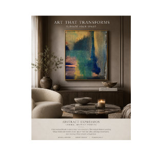 Impression d'art mural abstrait sur toile