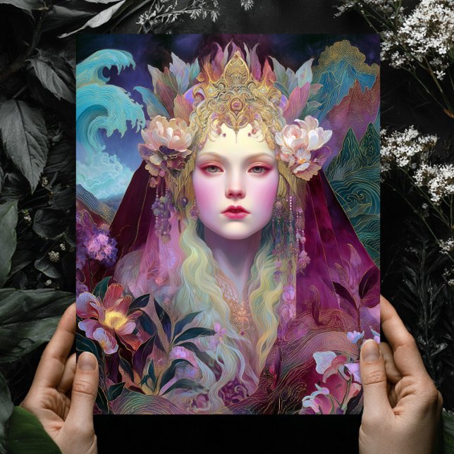 Impression d'art mural de fantasy Reine Déesse (Créateur téléchargé)