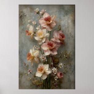 Impression d'art mural de jonquilles, Prairie prin