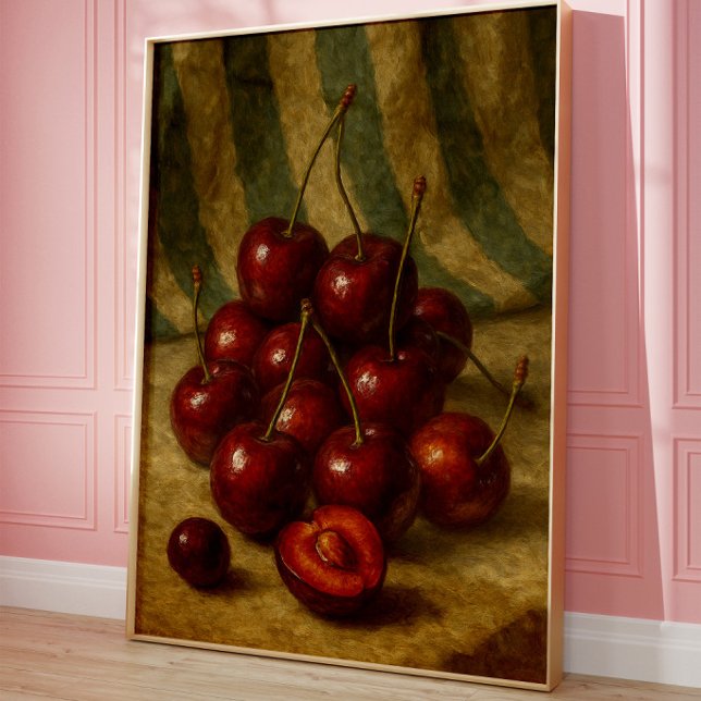 Impression d'art mural de nature morte de cerise v (Créateur téléchargé)