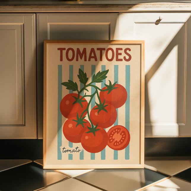 Impression d'art mural de tomate vintage | Cuisine (Créateur téléchargé)