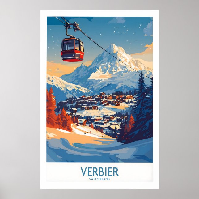 Impression d'art mural de Verbier 1 (Devant)