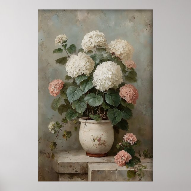 Impression d'art mural d'hortensia, Prairie printa (Devant)